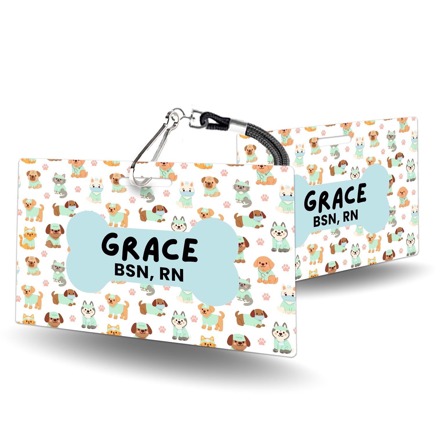 Dog and Cat Medical Horizontal - BadgeSmith