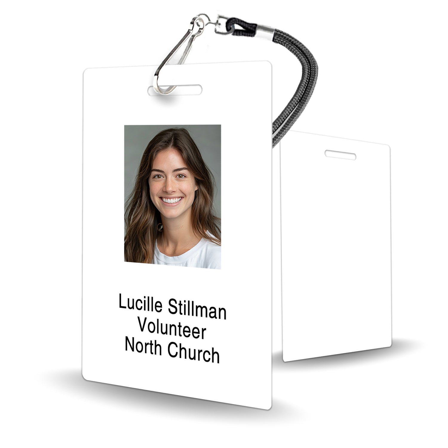 Basic Member Staff Badge for Church Custom - BadgeSmith