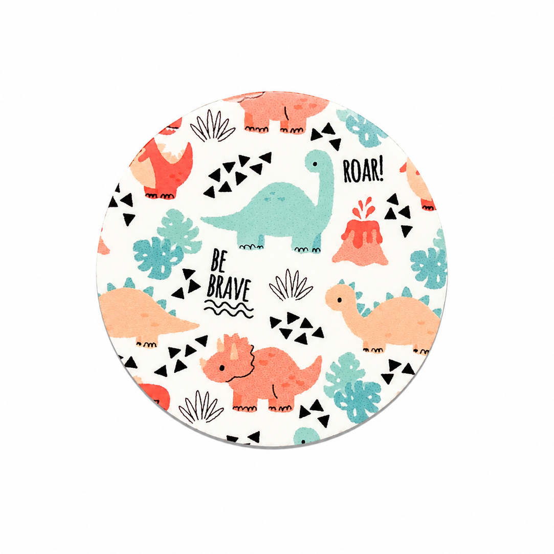 Be Brave & Roar | Hard Board Add-On - BadgeSmith