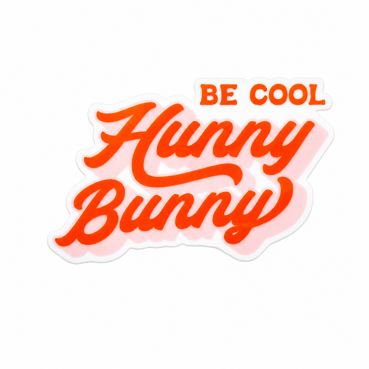 Be Cool, Hunny Bunny | Plastic Add-On - BadgeSmith