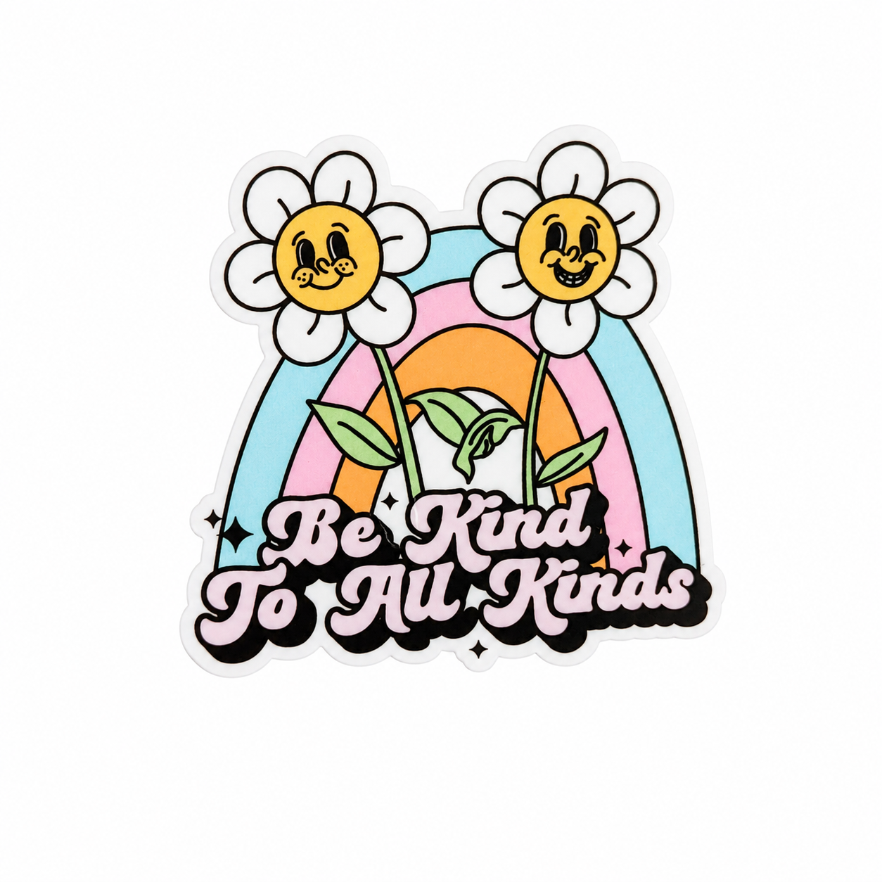 Be Kind To All Kinds | Plastic Add-On - BadgeSmith