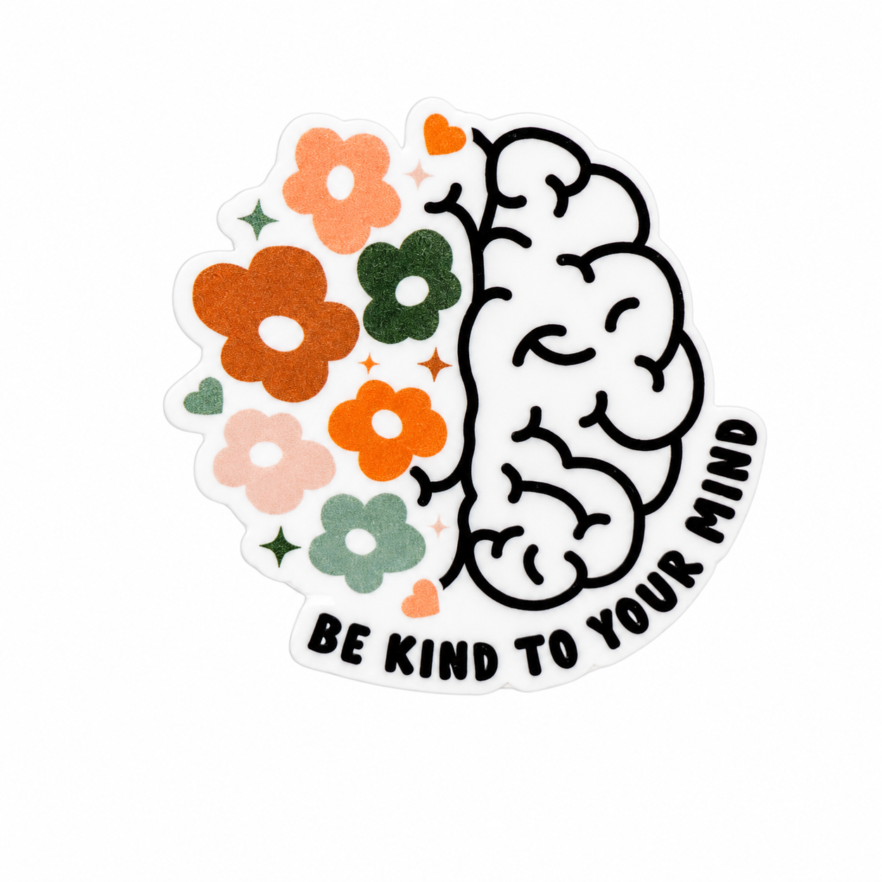 Be Kind To Your Mind | Plastic Add-On - BadgeSmith