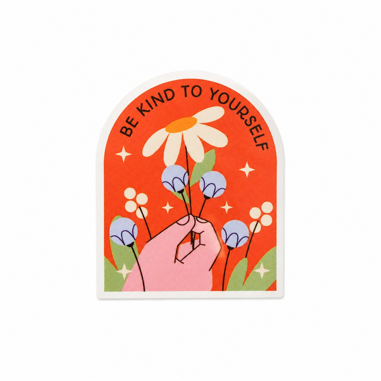 Be Kind to Yourself | Plastic Add-On - BadgeSmith