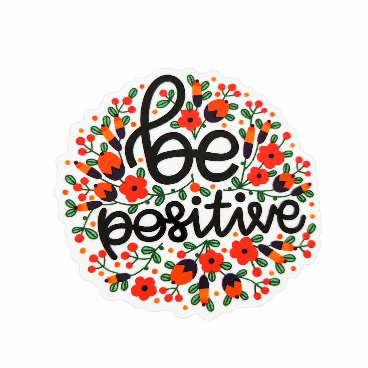 Be Positive | Plastic Add-On - BadgeSmith