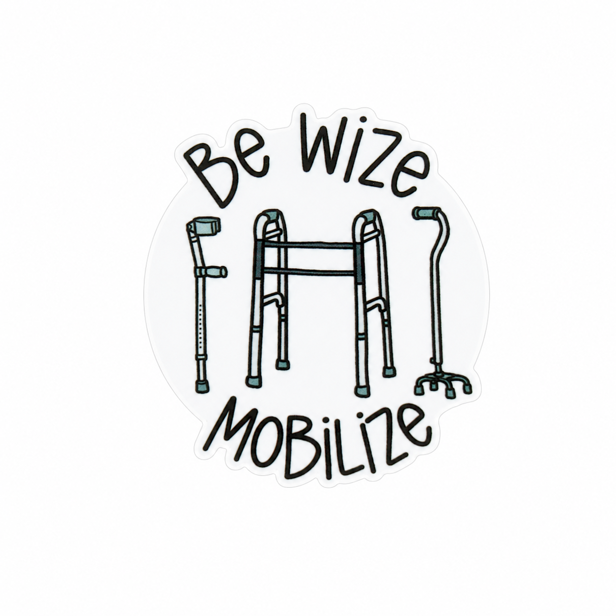 Be Wize Mobilize | Plastic Add-On - BadgeSmith