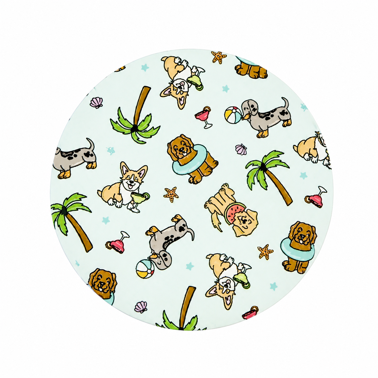 Beach Dogs | Hard Board Add-On - BadgeSmith