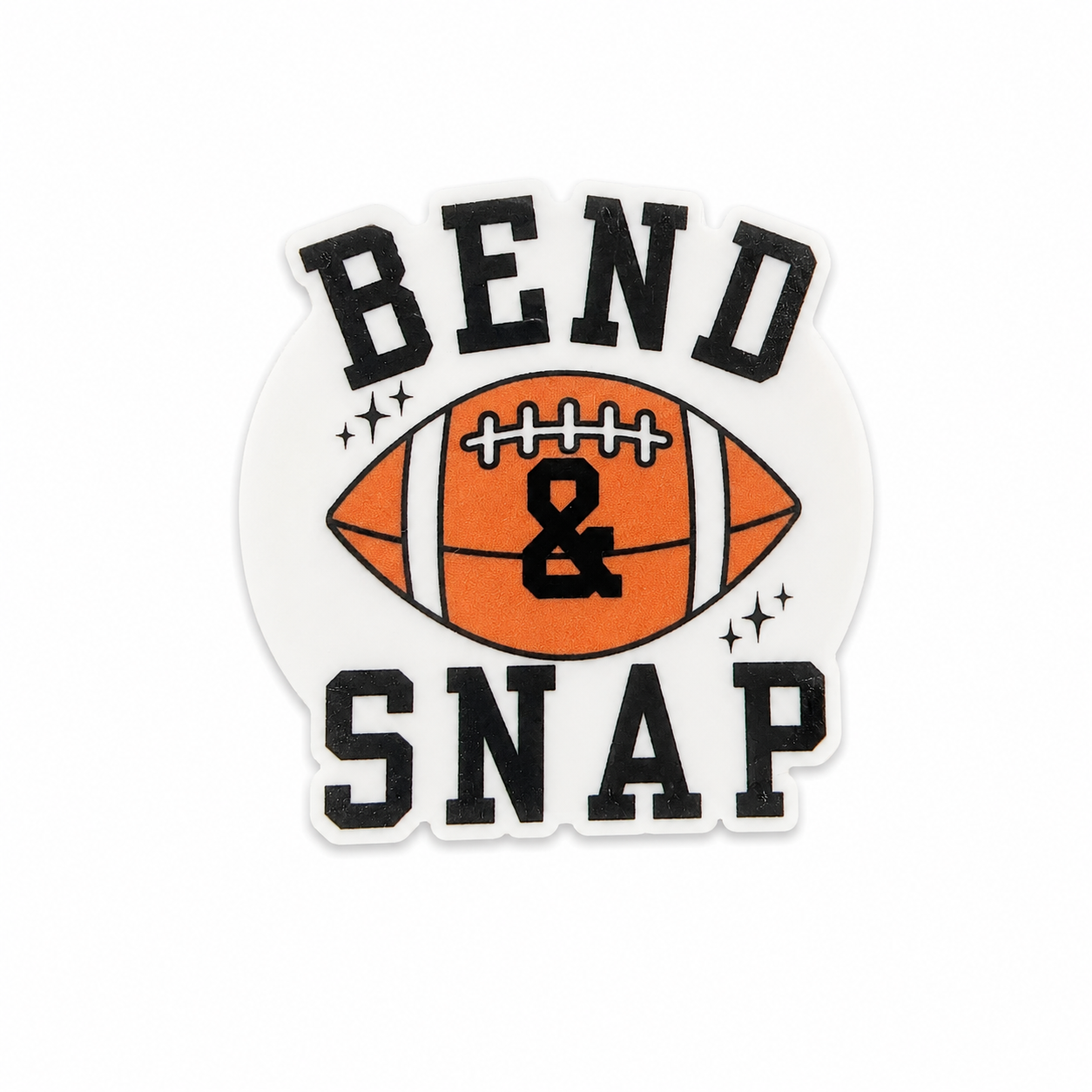 Bend and Snap Football | Plastic Add-On - BadgeSmith