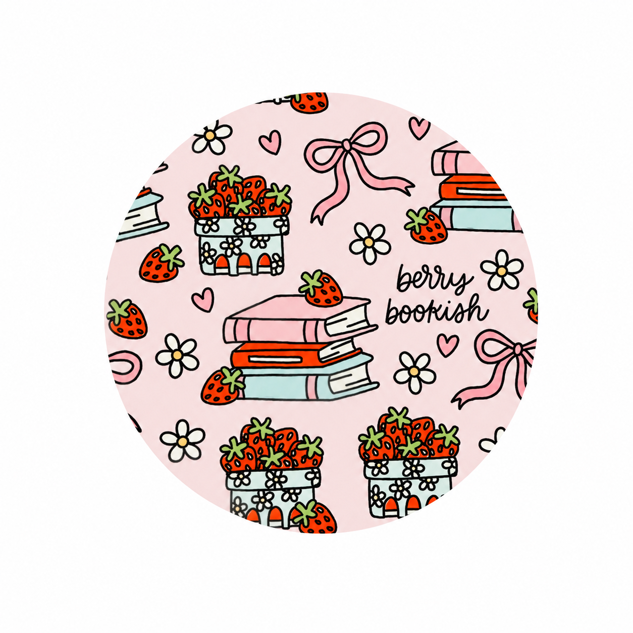 Berry Bookish | Hard Board Add-On - BadgeSmith
