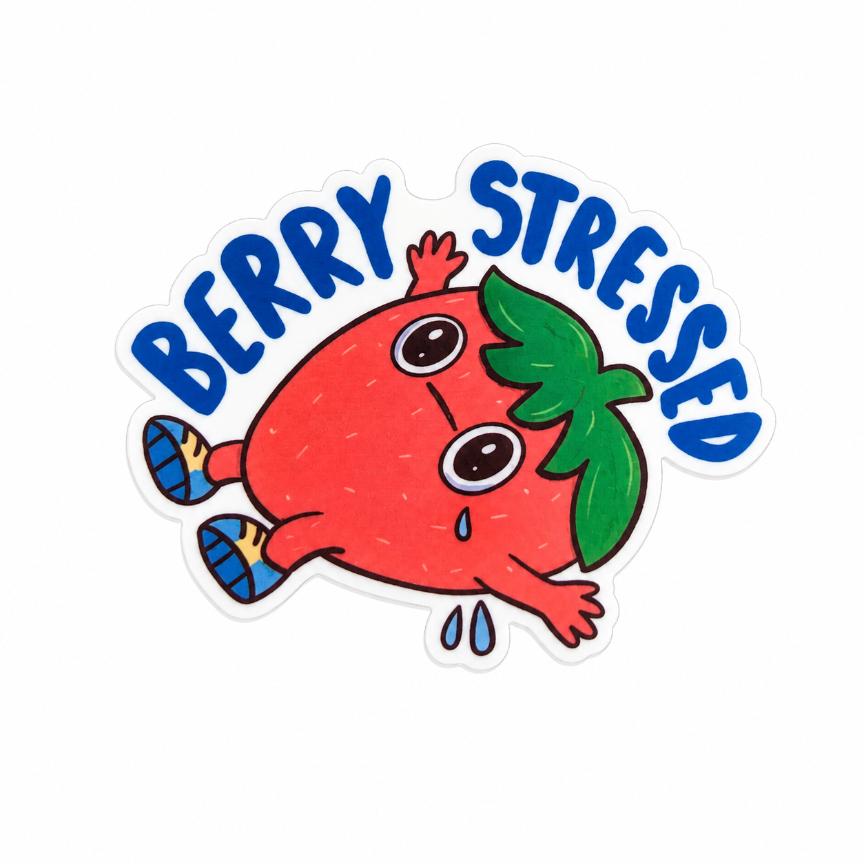 Berry Stressed | Plastic Add-On - BadgeSmith