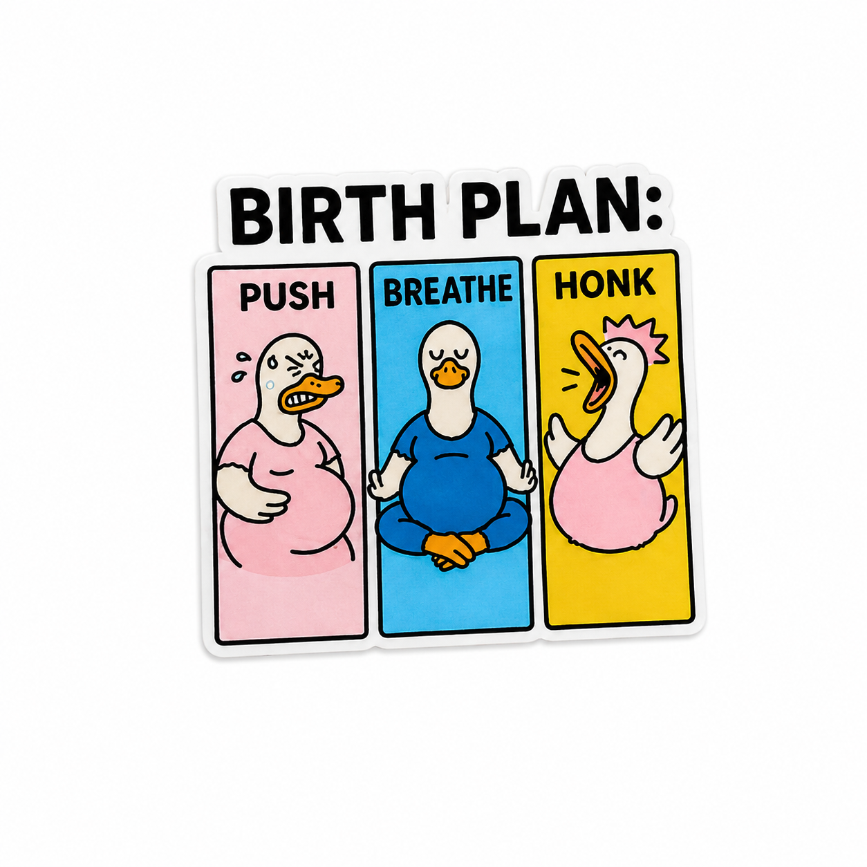 Birth Plan Goose Labor & Delivery | Plastic Add-On - BadgeSmith