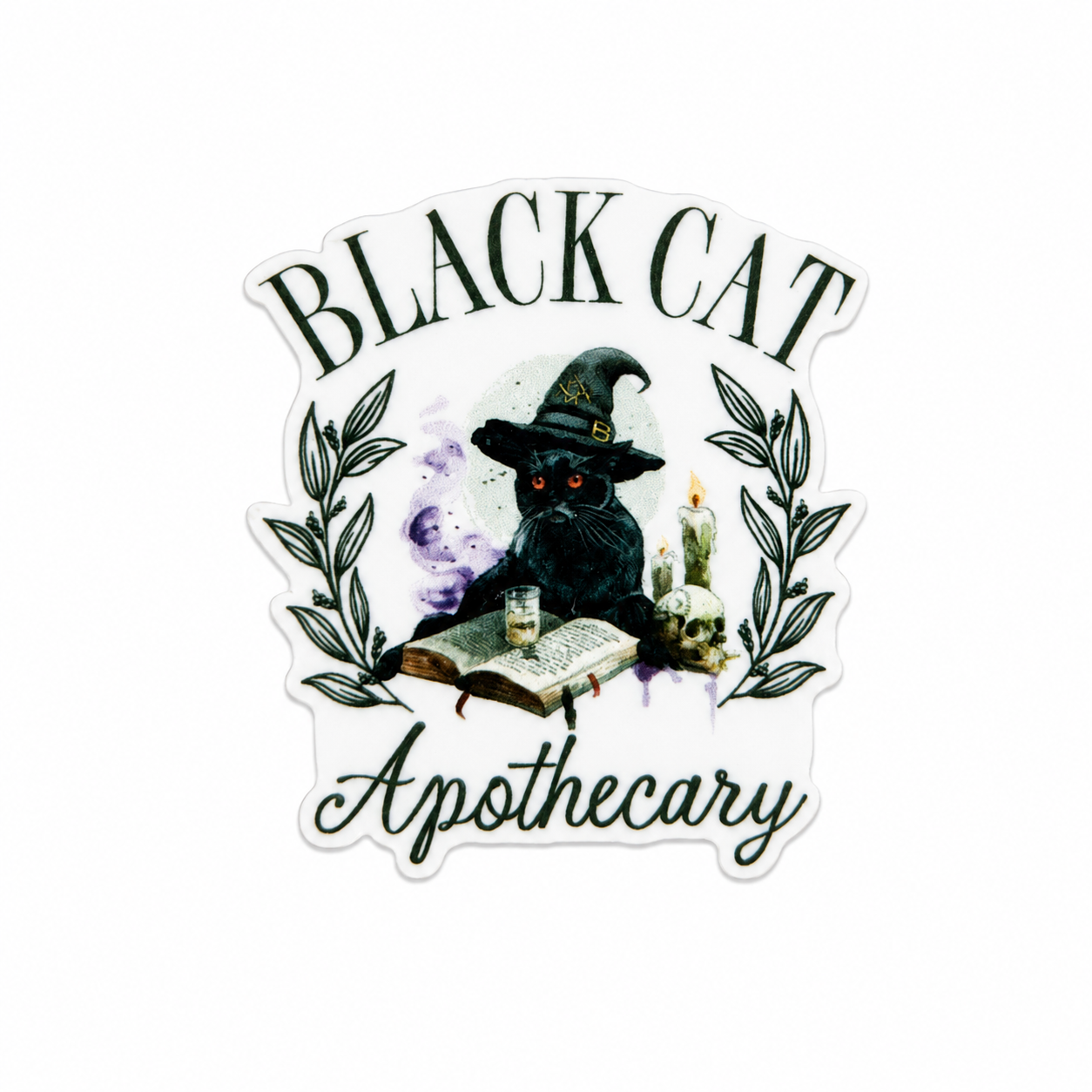 Black Cat Apothecary | Plastic Add-On - BadgeSmith