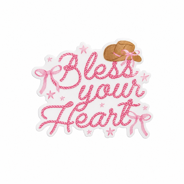 Bless Your Heart | Plastic Add-On - BadgeSmith