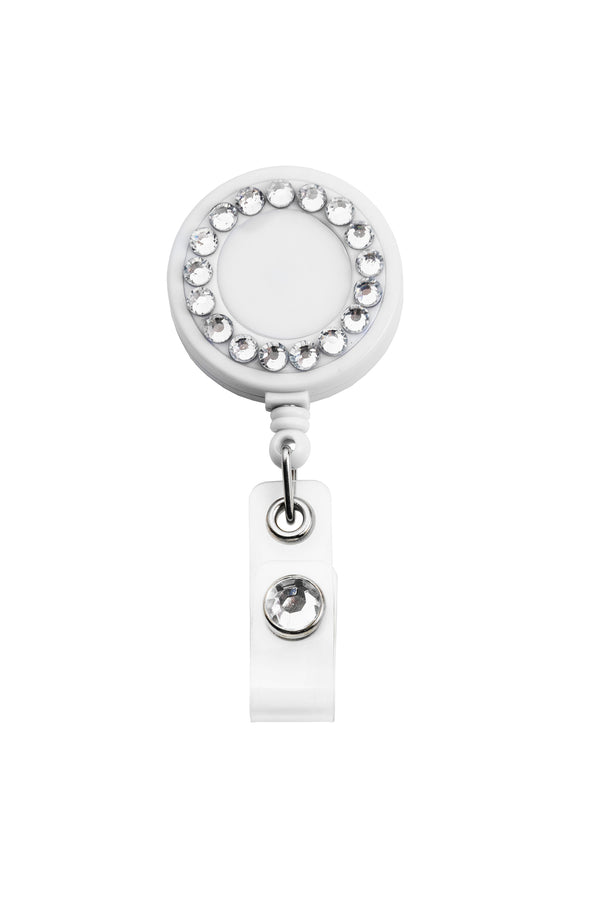 Rhinestone Badge Reel - BadgeSmith