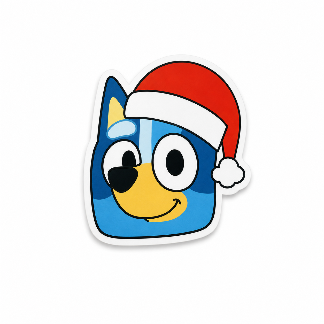 Santa Bluey | Plastic Add-On - BadgeSmith