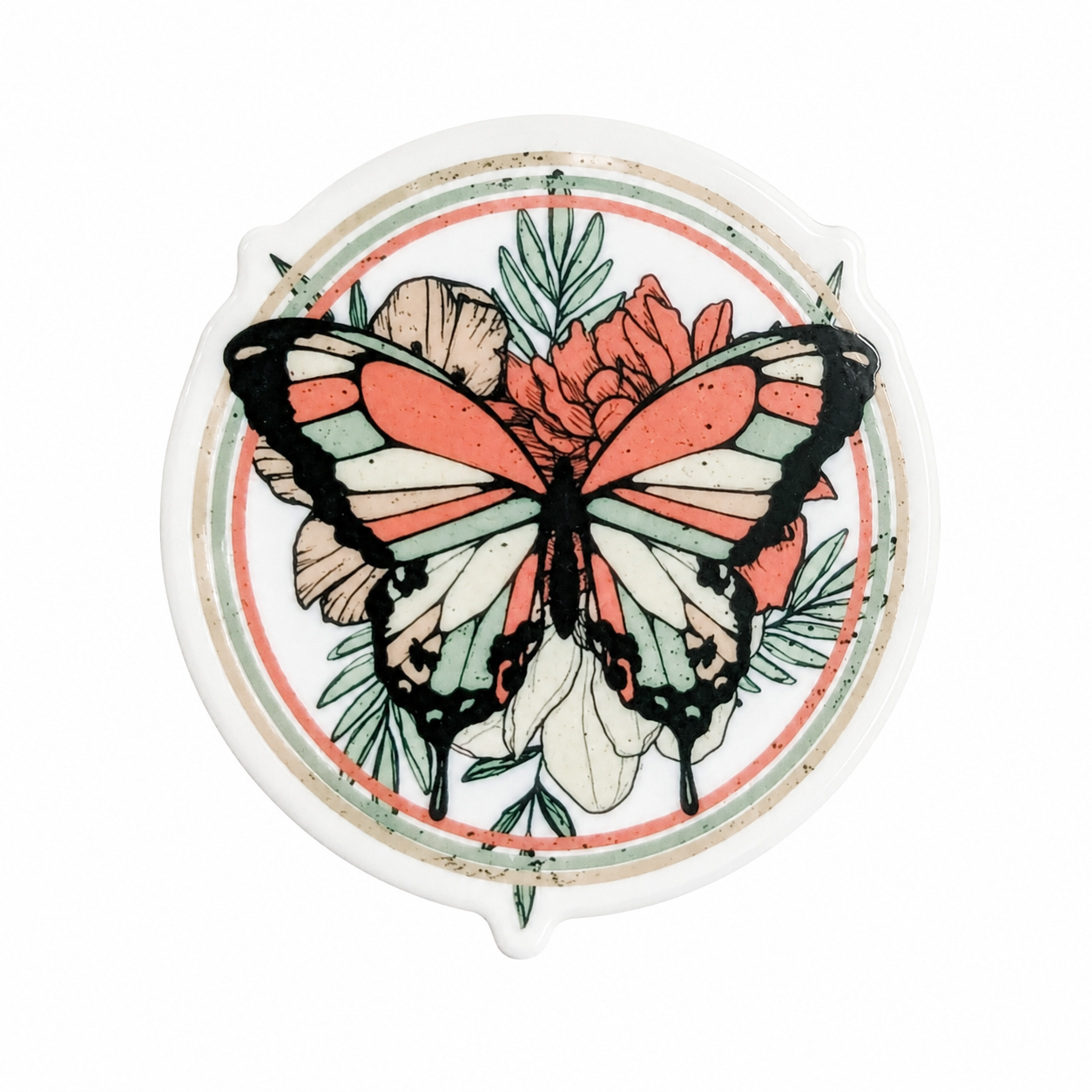 Boho Butterfly | Plastic Add-On - BadgeSmith