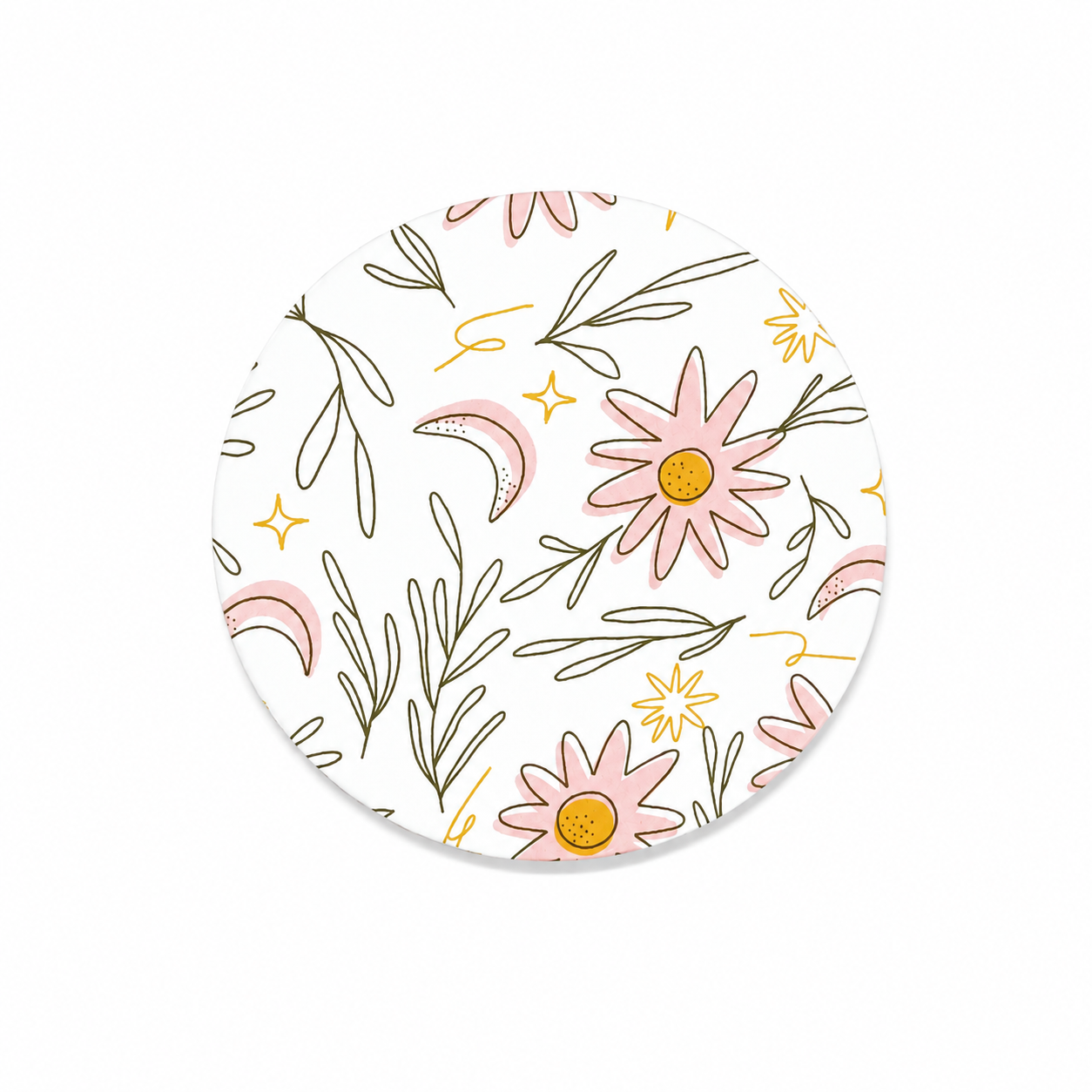 Boho Floral | Hard Board Add-On - BadgeSmith