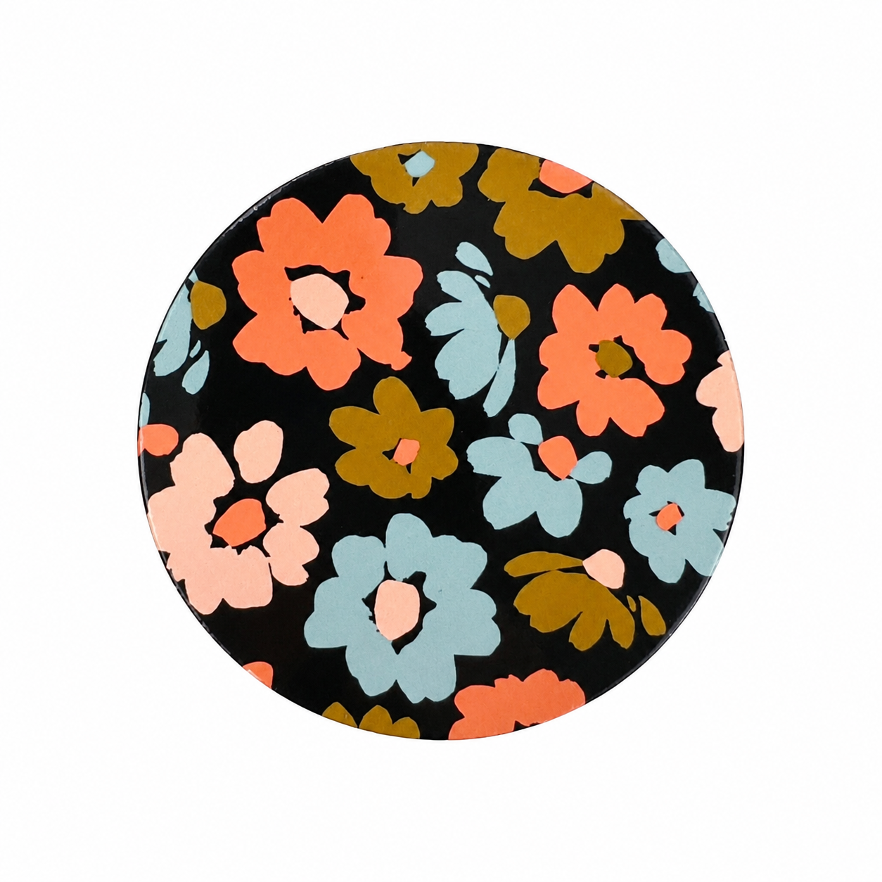 Bold Retro Floral | Hard Board Add-On - BadgeSmith