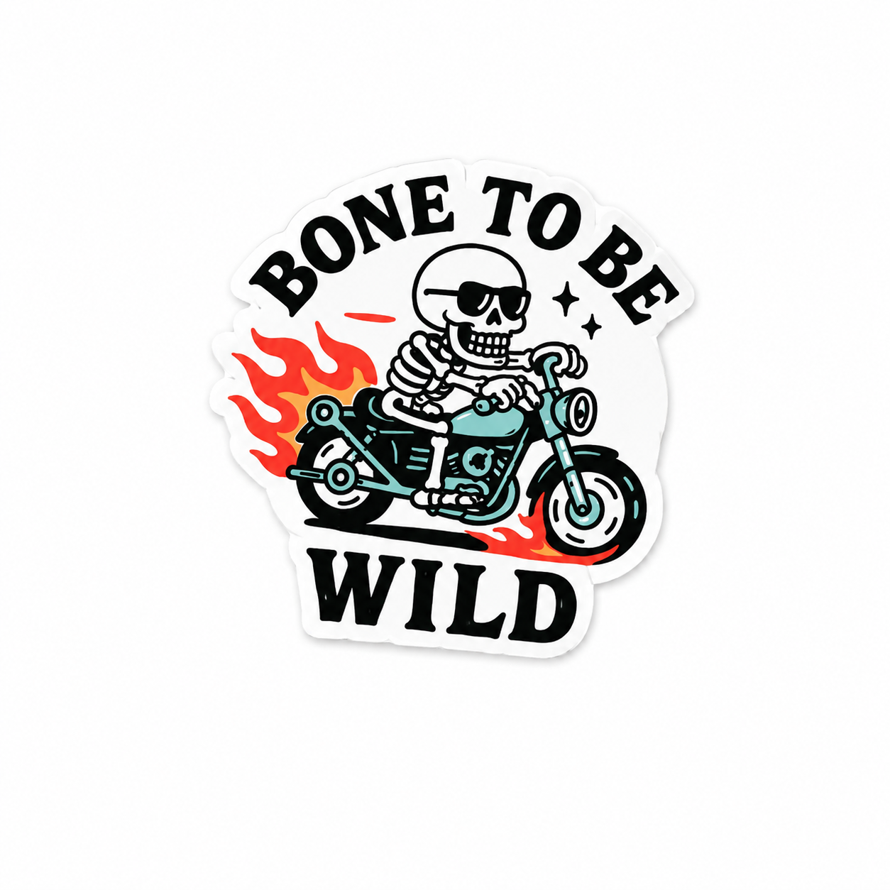 Bone to be Wild | Plastic Add-On - BadgeSmith