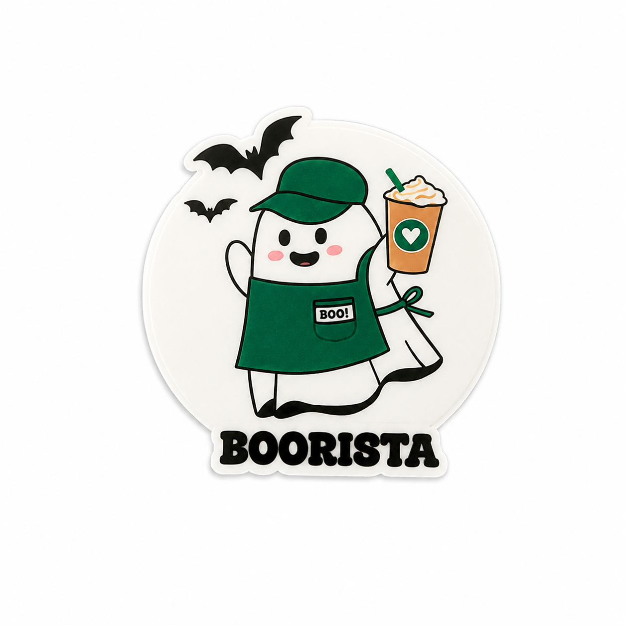 Boorista Ghost | Plastic Add-On - BadgeSmith