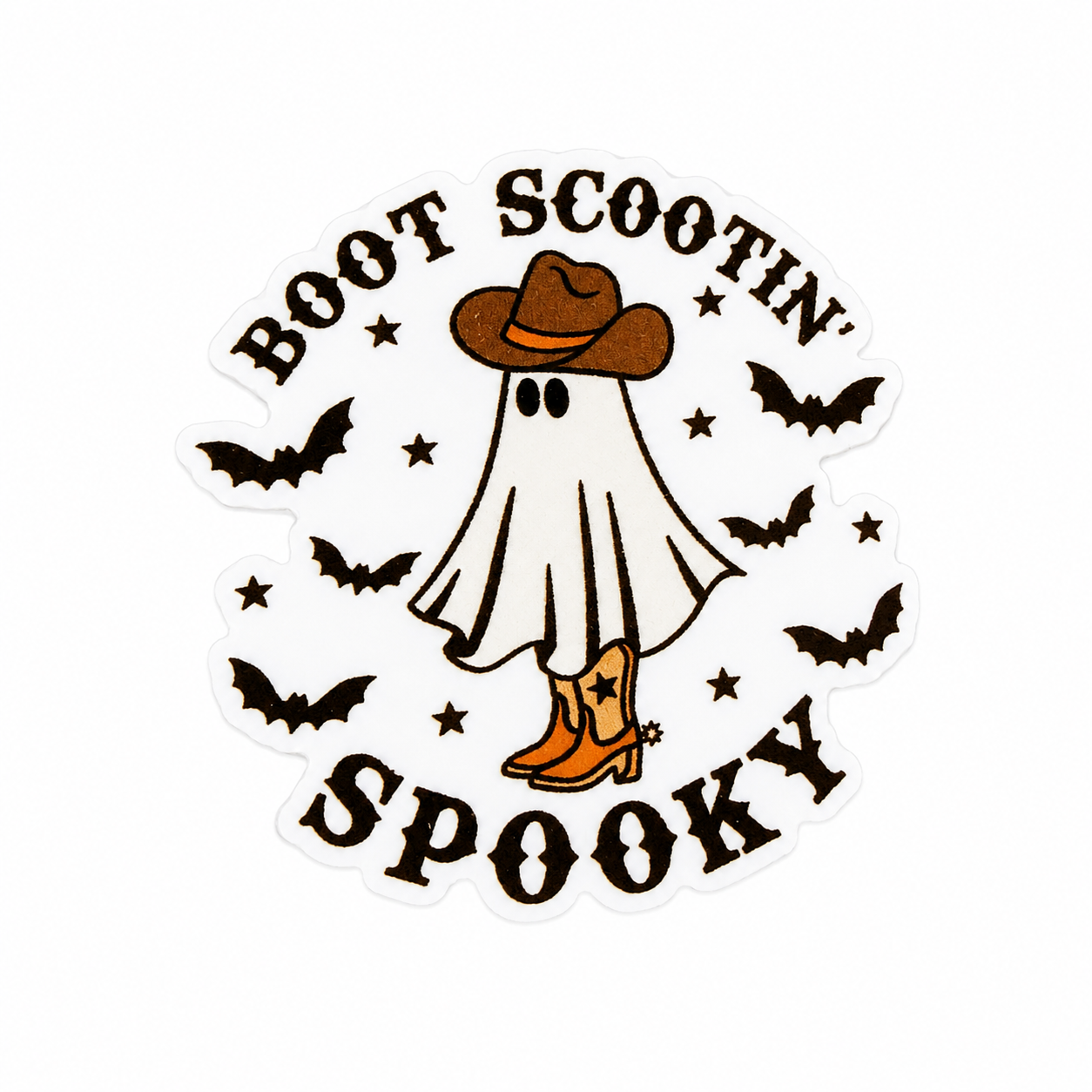 Boot Scootin' Spooky | Plastic Add-On - BadgeSmith