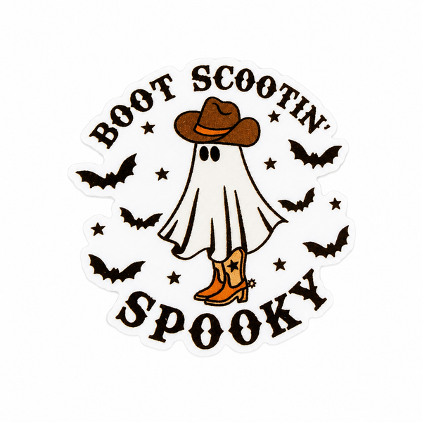 Boot Scootin' Spooky | Plastic Add-On - BadgeSmith