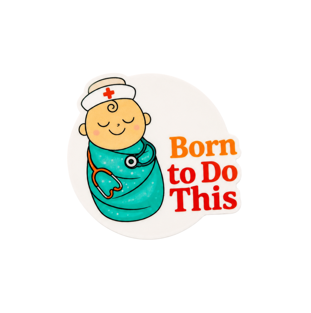 Born To Do This | Plastic Add-On - BadgeSmith