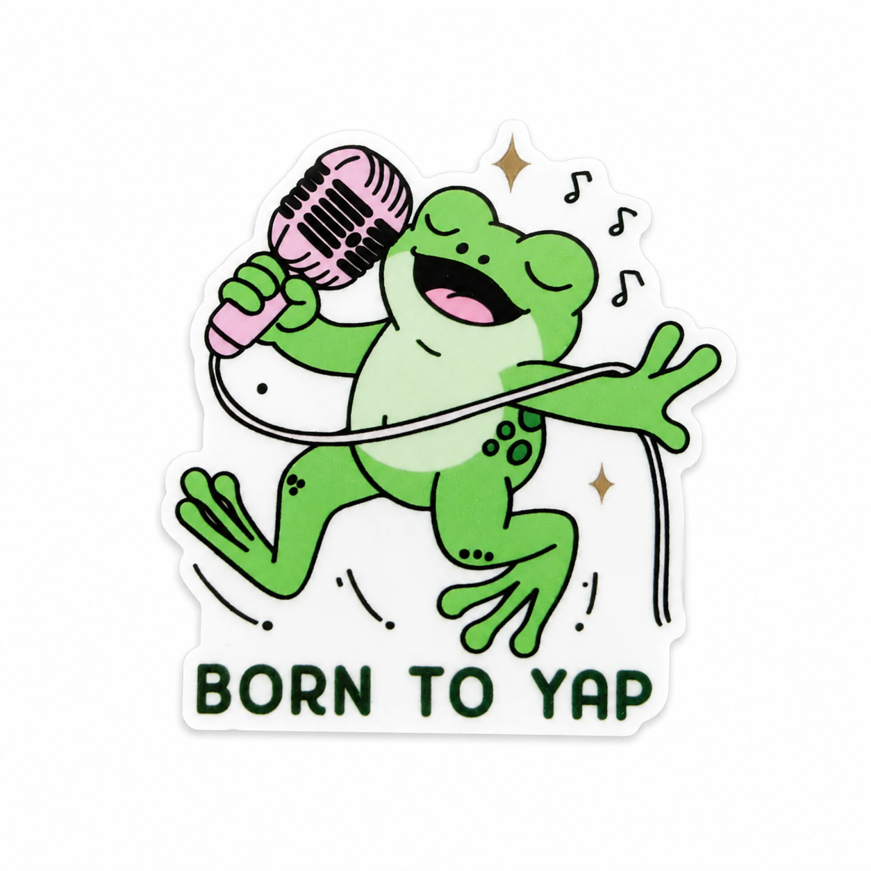 Born To Yap | Plastic Add-On - BadgeSmith