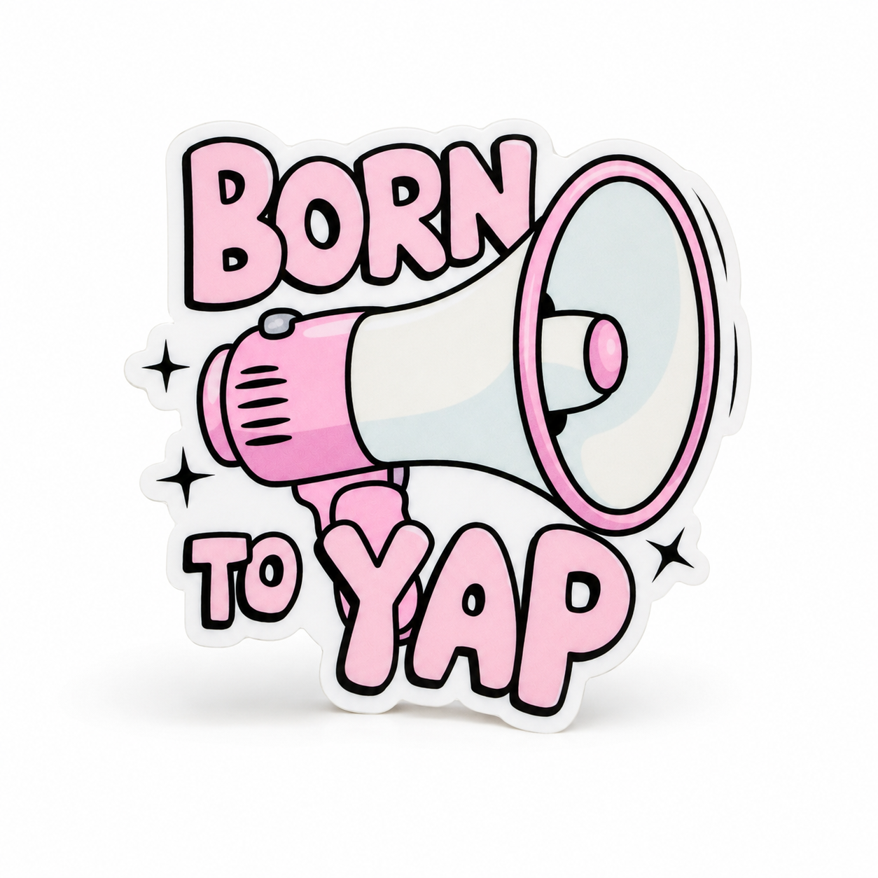 Born to Yap | Plastic Add-On - BadgeSmith