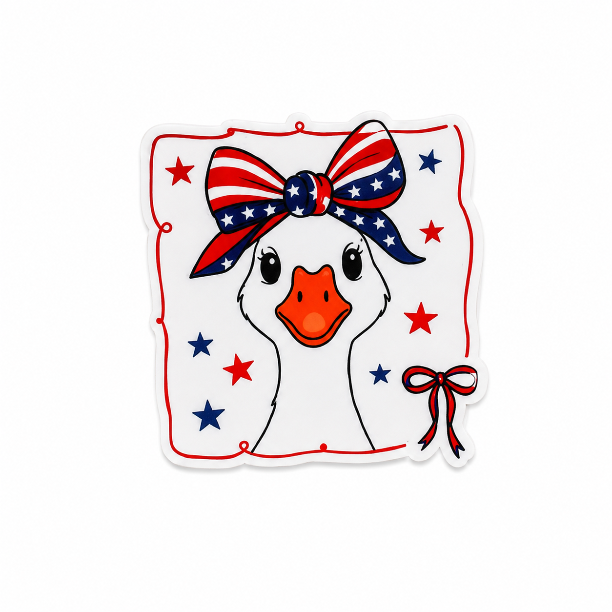 Bow Goose | Plastic Add-On - BadgeSmith