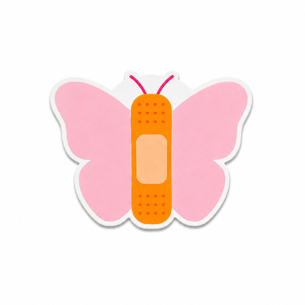 Butterfly Bandage | Plastic Add-On - BadgeSmith