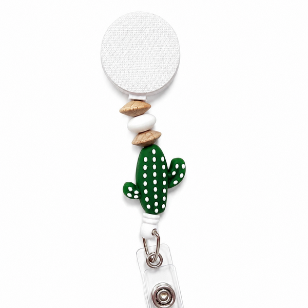 Cactus Oasis | Interchangeable Badge Reel - BadgeSmith
