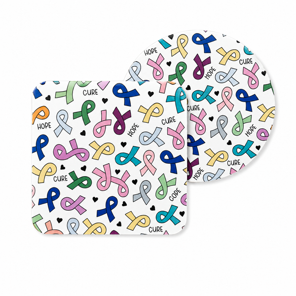 Cancer Awareness Ribbon | Hard Board Add-On - BadgeSmith