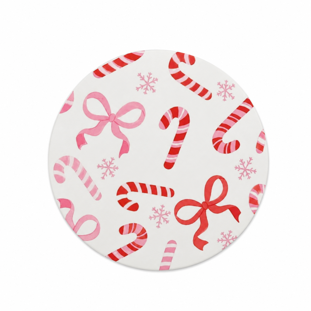 Candy Cane Bows | Hard Board Add-On - BadgeSmith