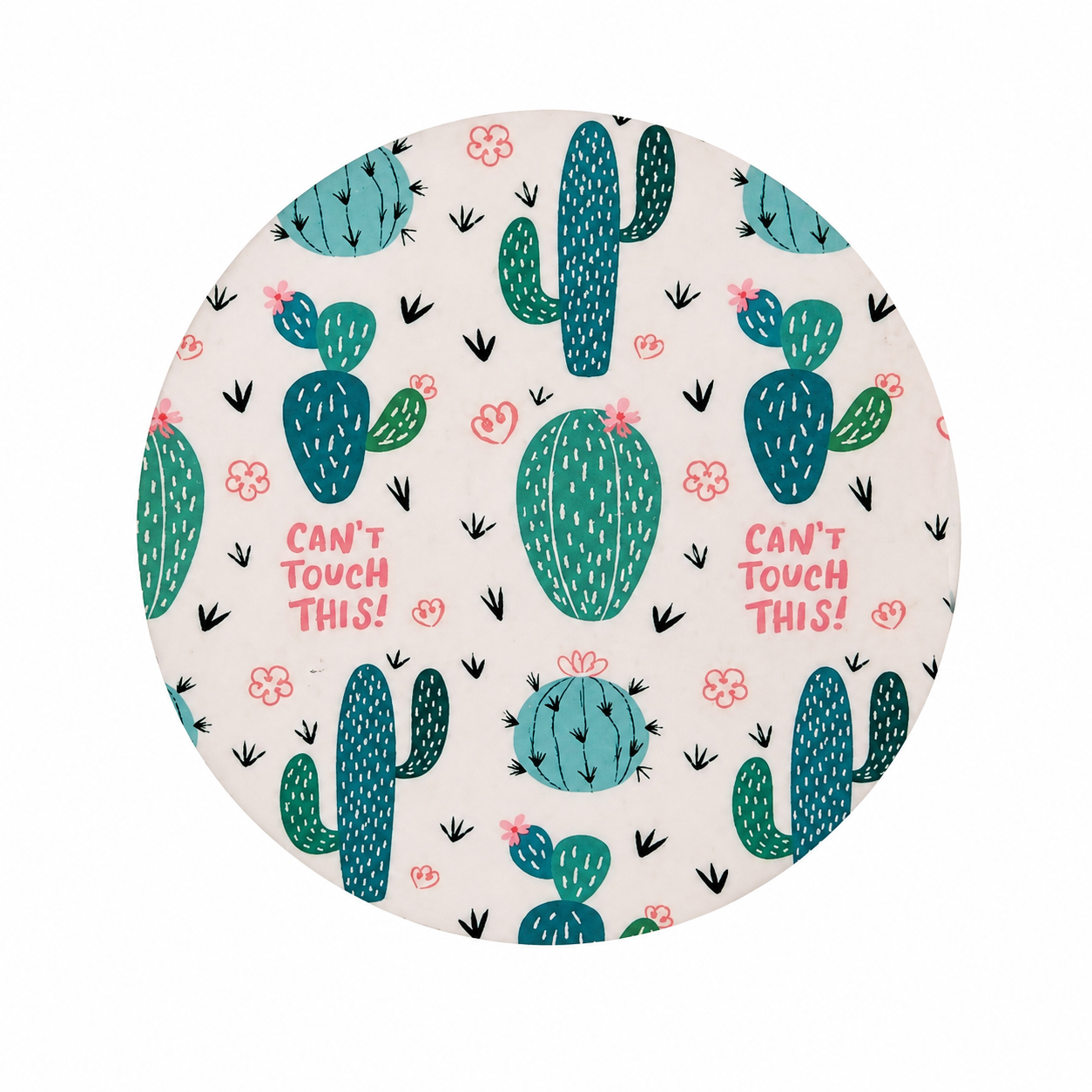 Can't Touch This Cactus | Hard Board Add-On - BadgeSmith