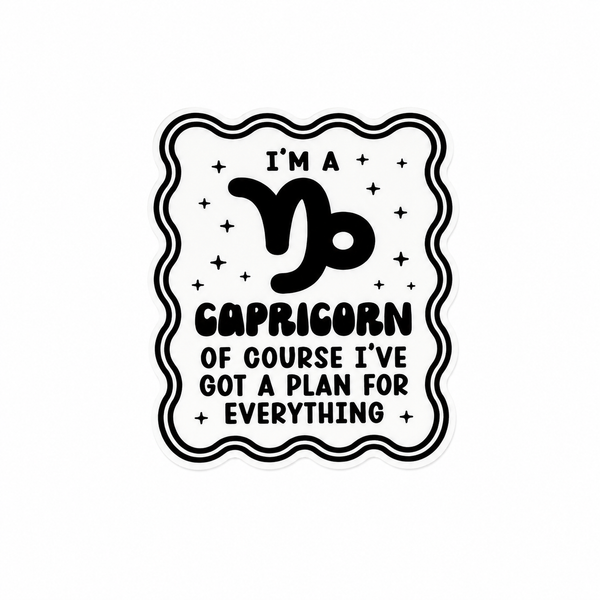 Capricorn Sign | Plastic Add-On - BadgeSmith