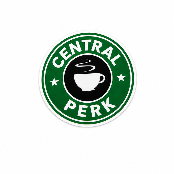 Central Perk Coffee, Friends | Plastic Add-On - BadgeSmith