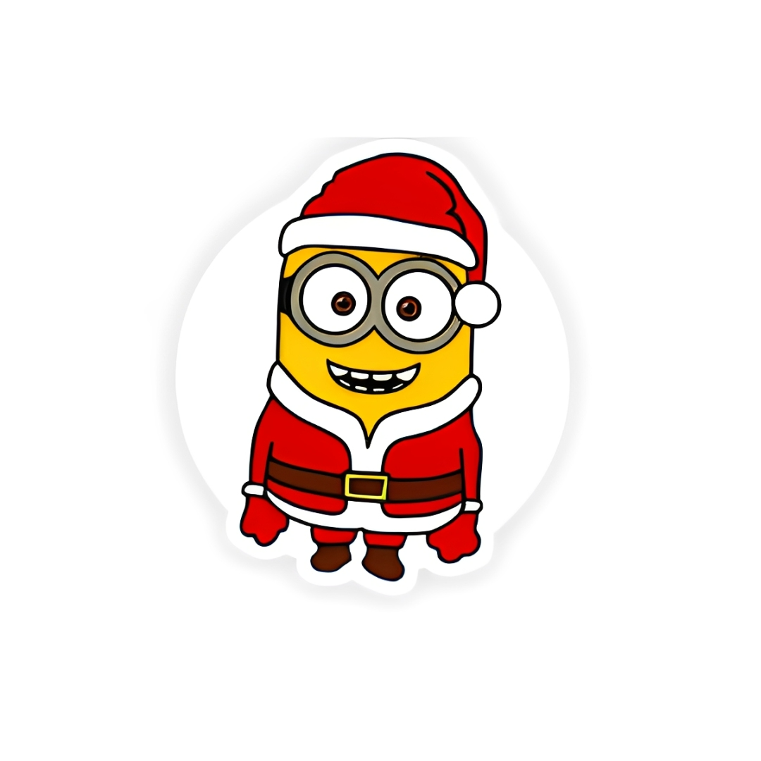 Santa Minion | Plastic Add-On - BadgeSmith