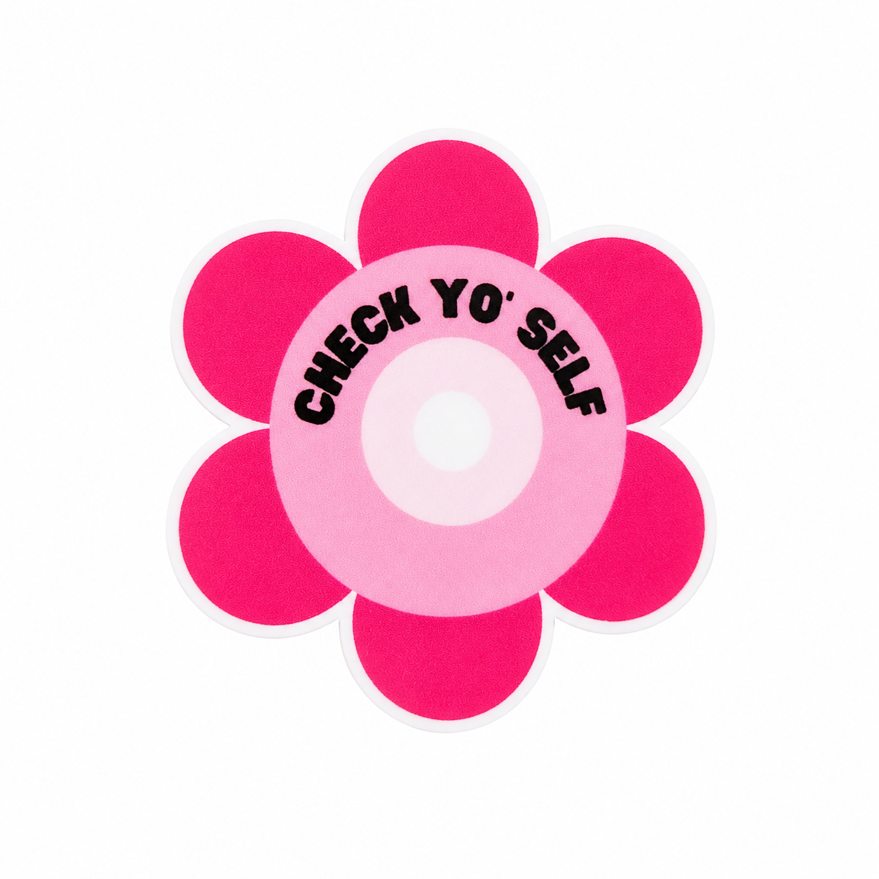 Check Yo Self | Plastic Add-On - BadgeSmith