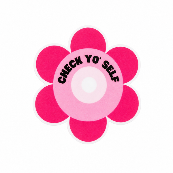Check Yo Self | Plastic Add-On - BadgeSmith