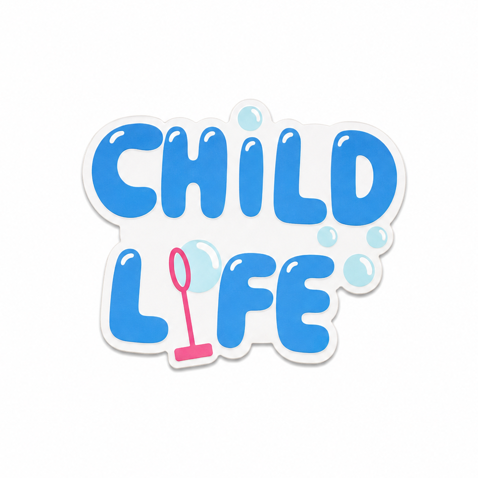 Child Life Bubbles | Plastic Add-On - BadgeSmith