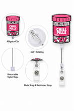 Load image into Gallery viewer, Chill Pills Badge Reel
