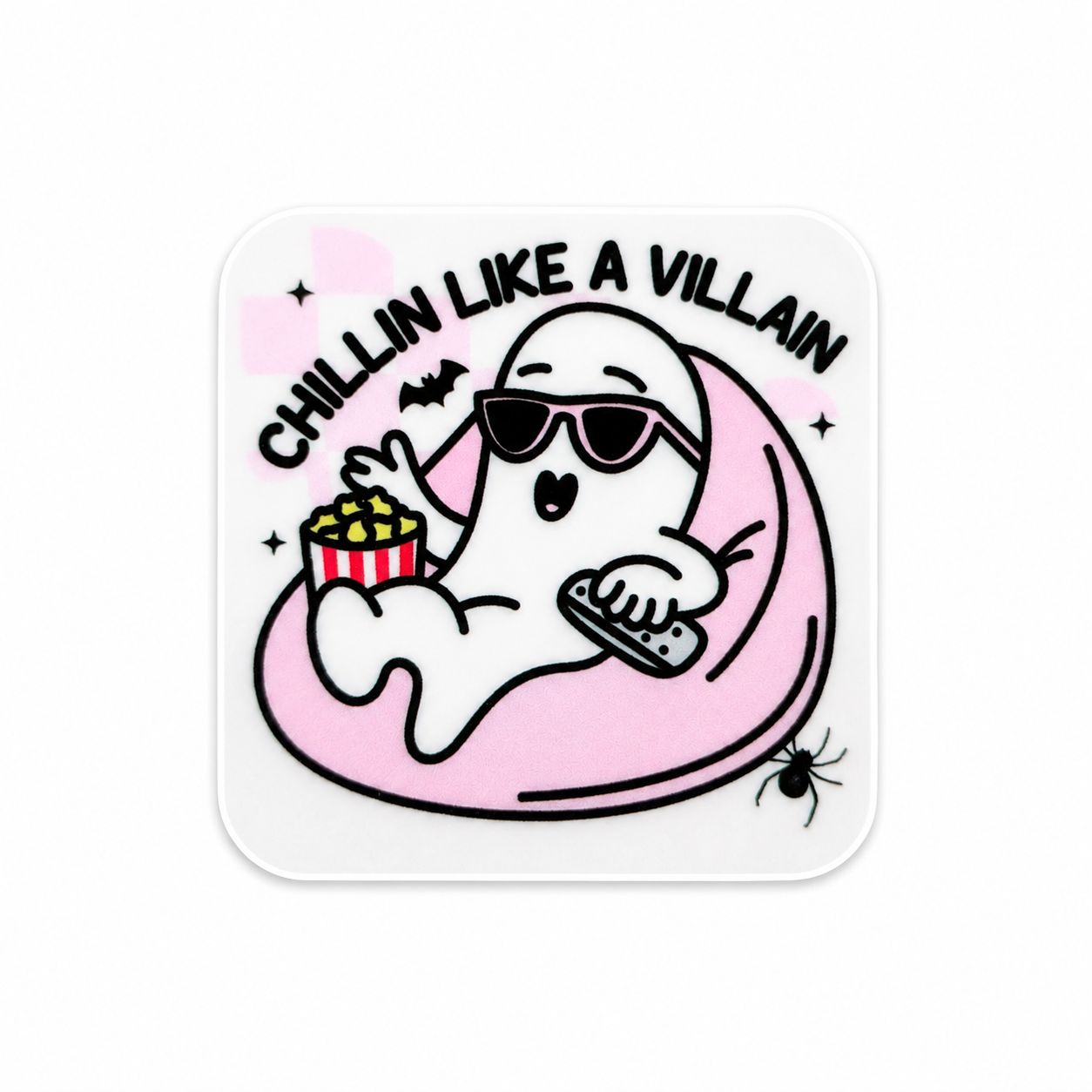 Chillin' Like a Villain | Plastic Add-On - BadgeSmith