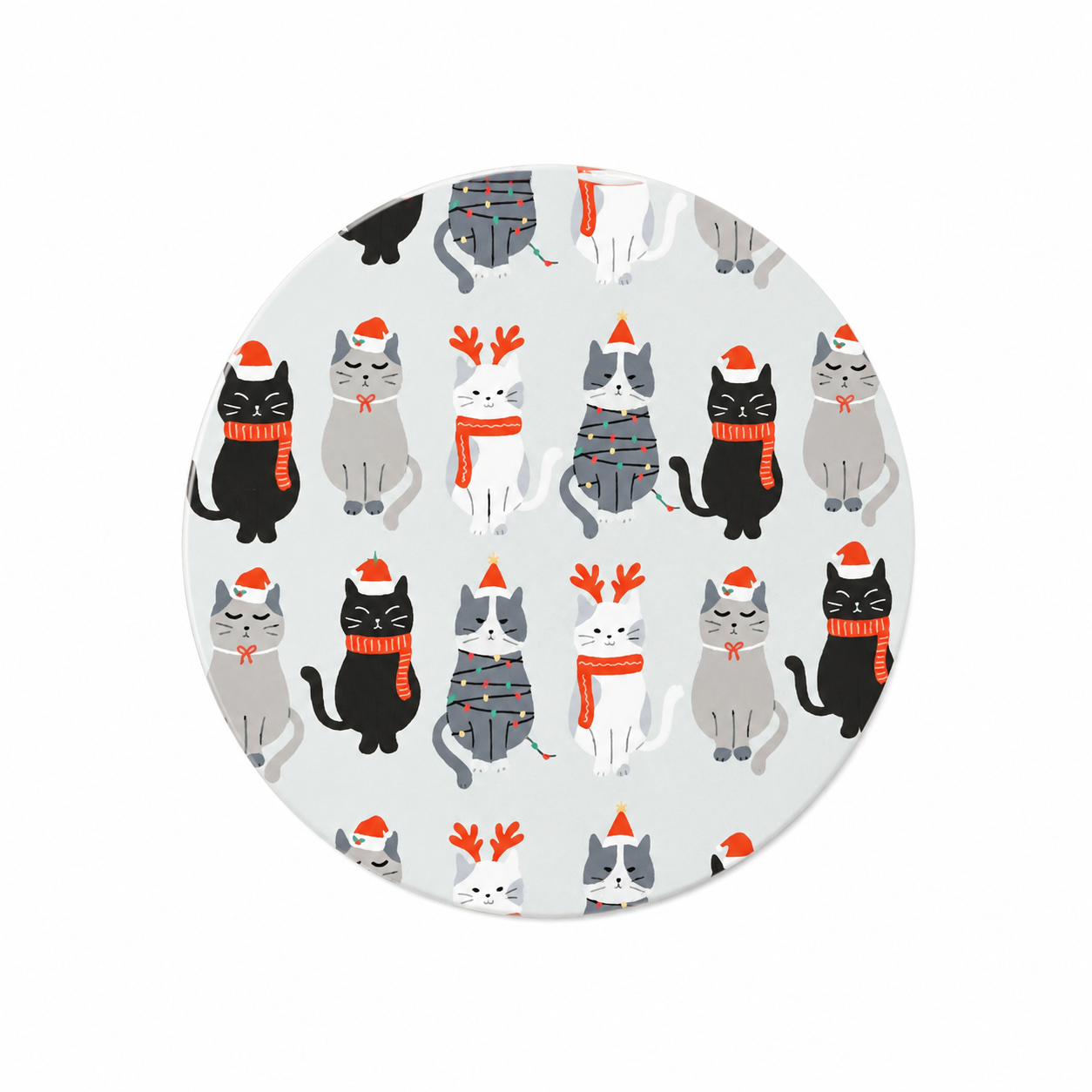 Christmas Cats | Hard Board Add-On - BadgeSmith