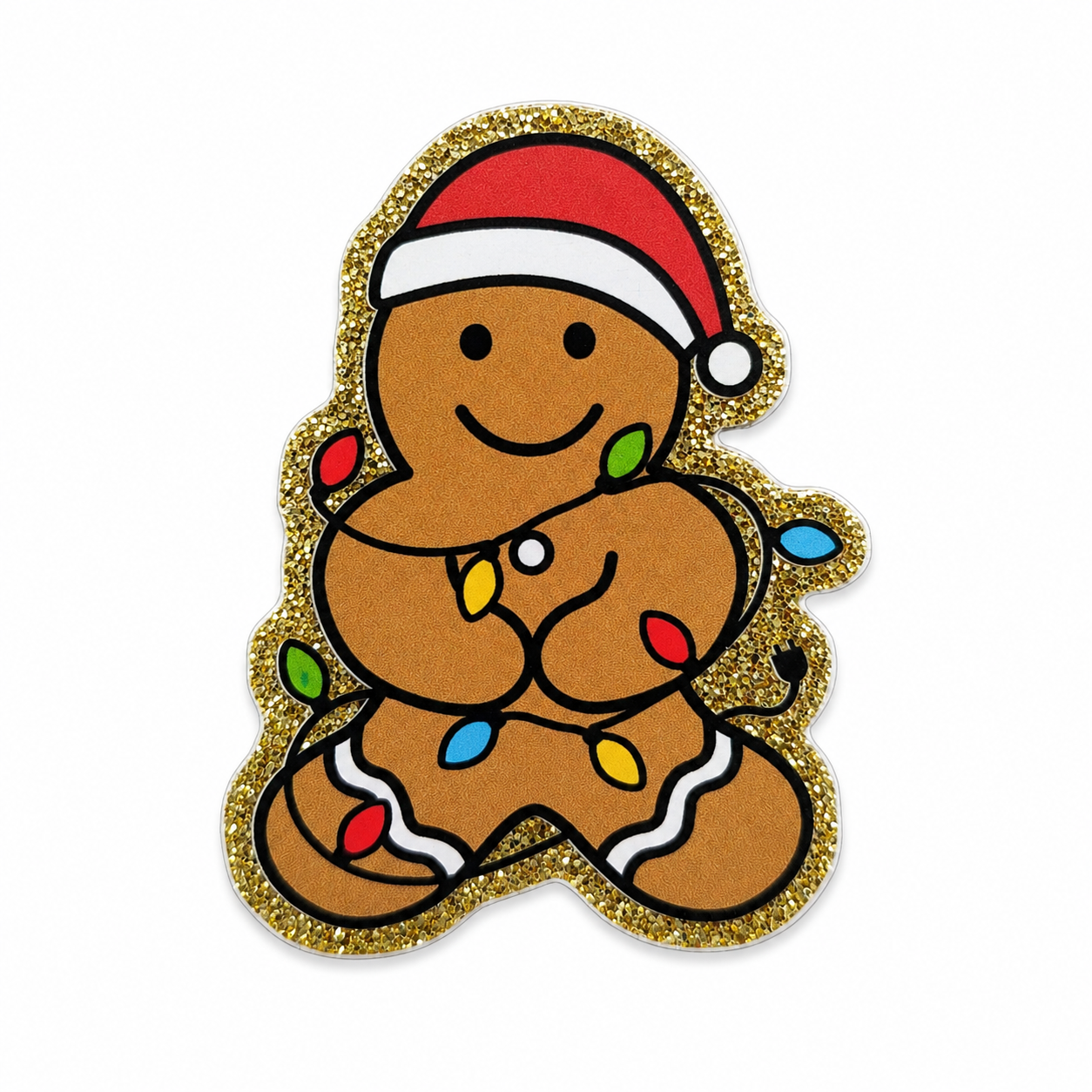 Christmas Gingerbread Cookie | Plastic Add-On - BadgeSmith