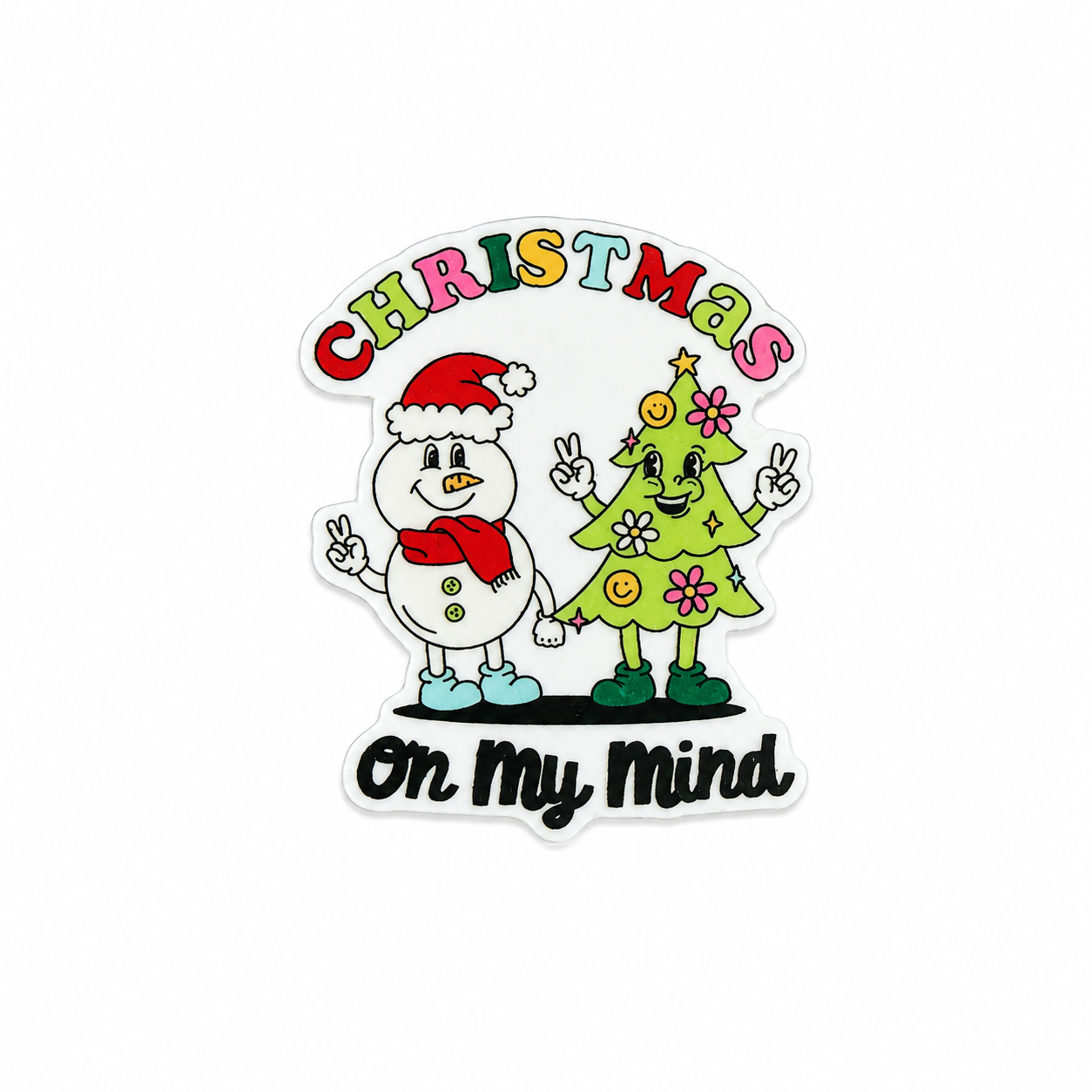 Christmas on My Mind | Plastic Add-On - BadgeSmith