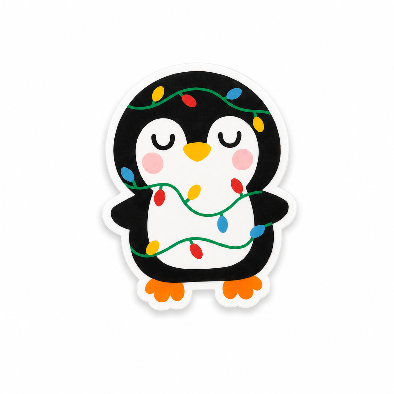 Christmas Penguin | Plastic Add-On - BadgeSmith
