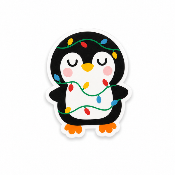 Christmas Penguin | Plastic Add-On - BadgeSmith