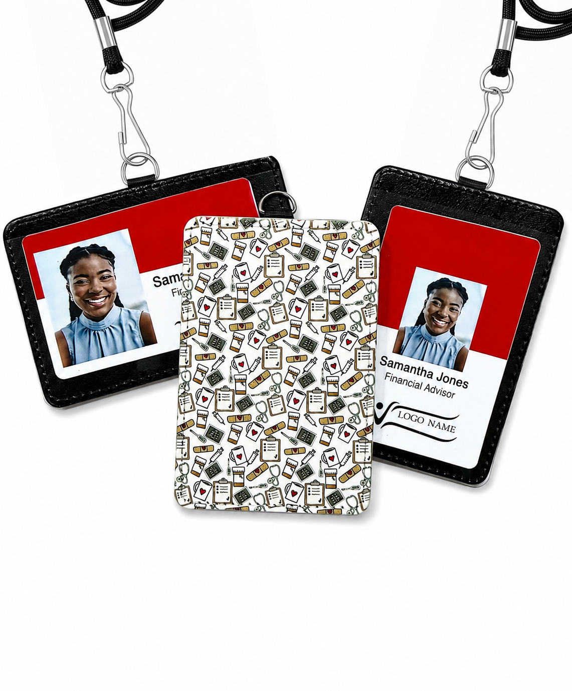 Coffee and Medical Supplies ID Badge Holder - BadgeSmith