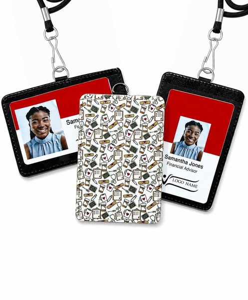 Coffee and Medical Supplies ID Badge Holder - BadgeSmith