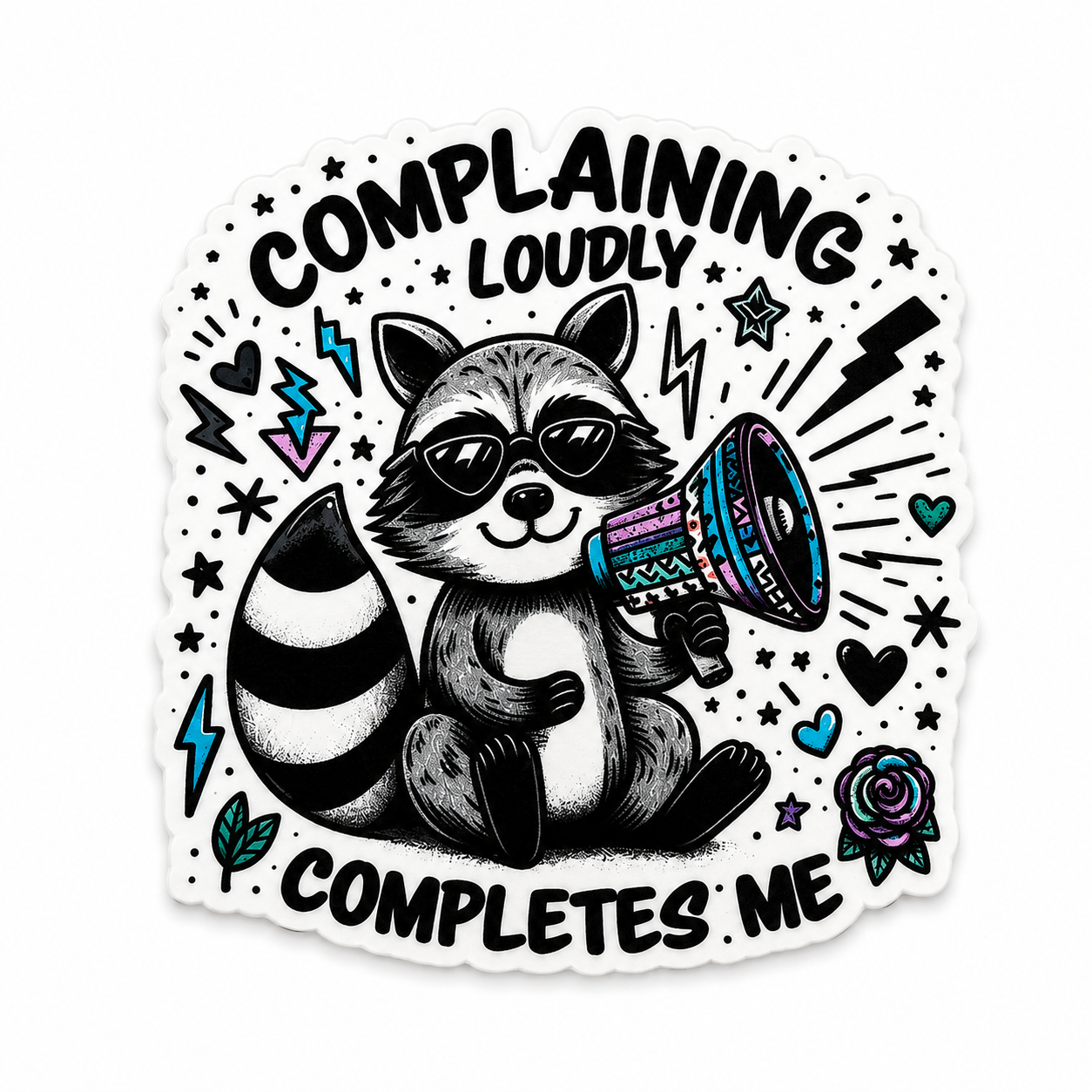 Complaining Loudly | Plastic Add-On - BadgeSmith